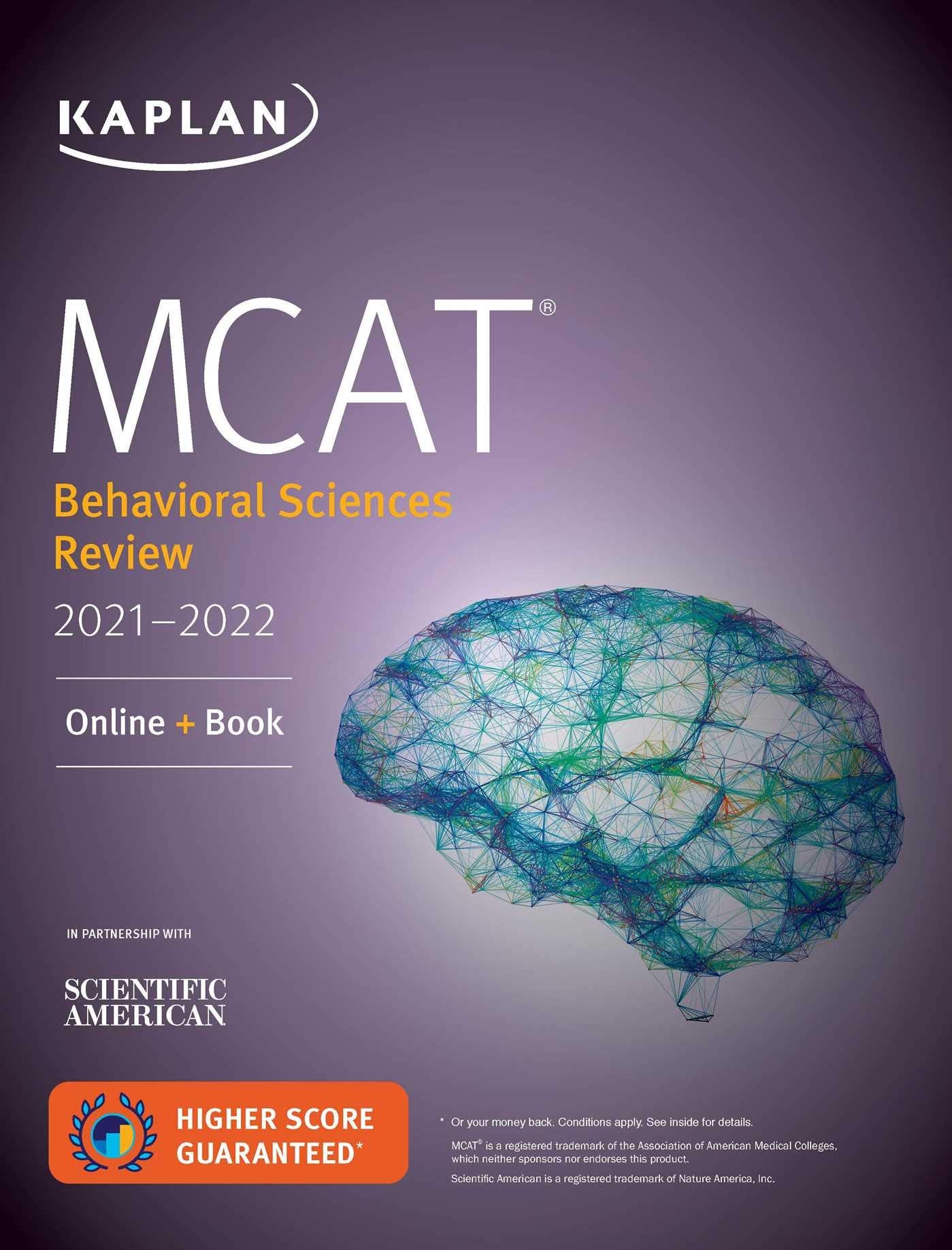 MCAT Behavioral Sciences Review 2021-2022: Online + Book (Kaplan Test Prep)