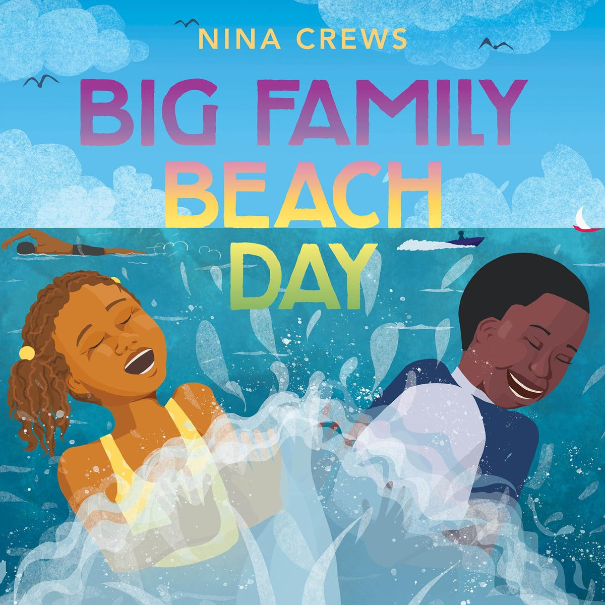 Big Family Beach Day: A Kirkus-Starred Picture Book About Summer Love for Kids (Ages 4-8)