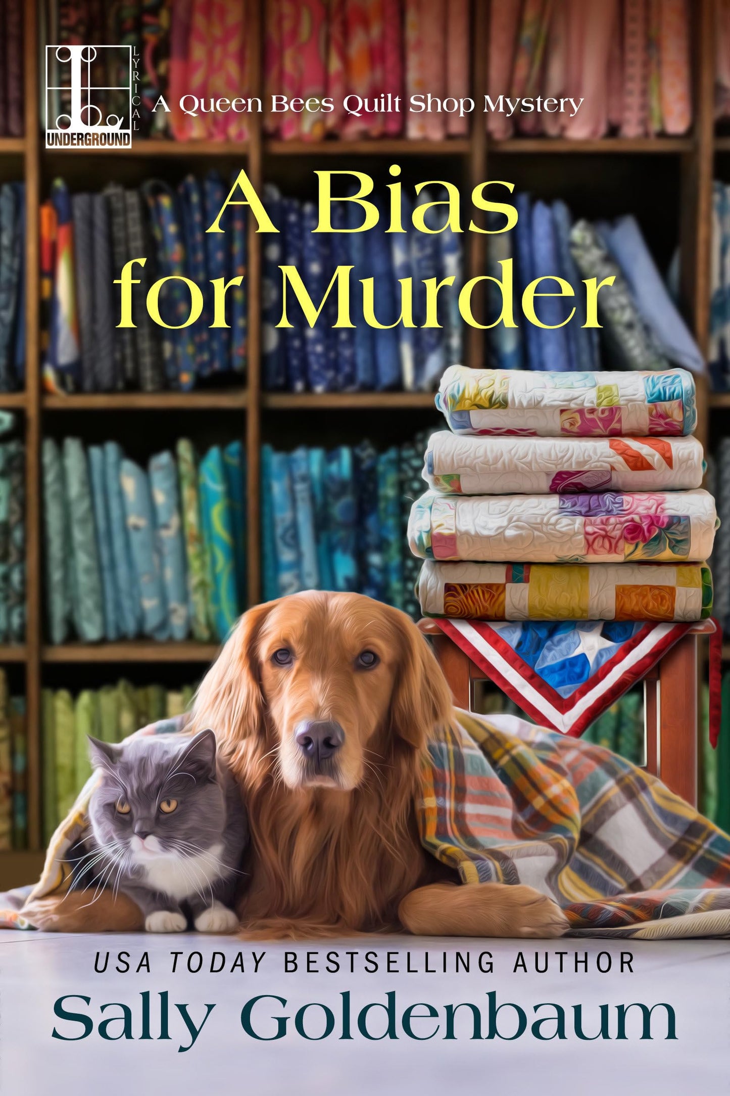 A Bias for Murder (Queen Bees Quilt Shop) - 7647