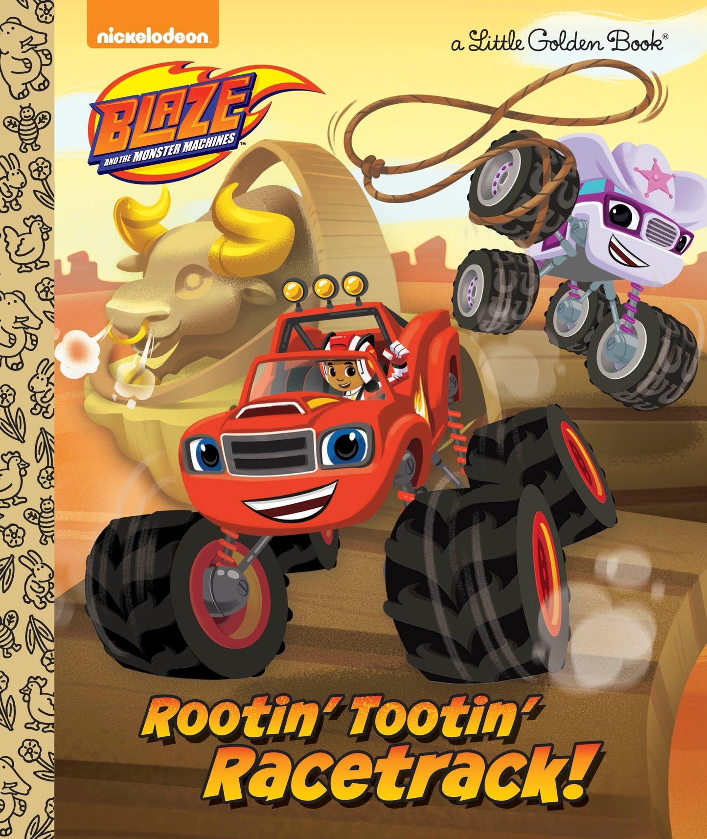 Rootin' Tootin' Racetrack! (Blaze and the Monster Machines) (Little Golden Book) - 2249