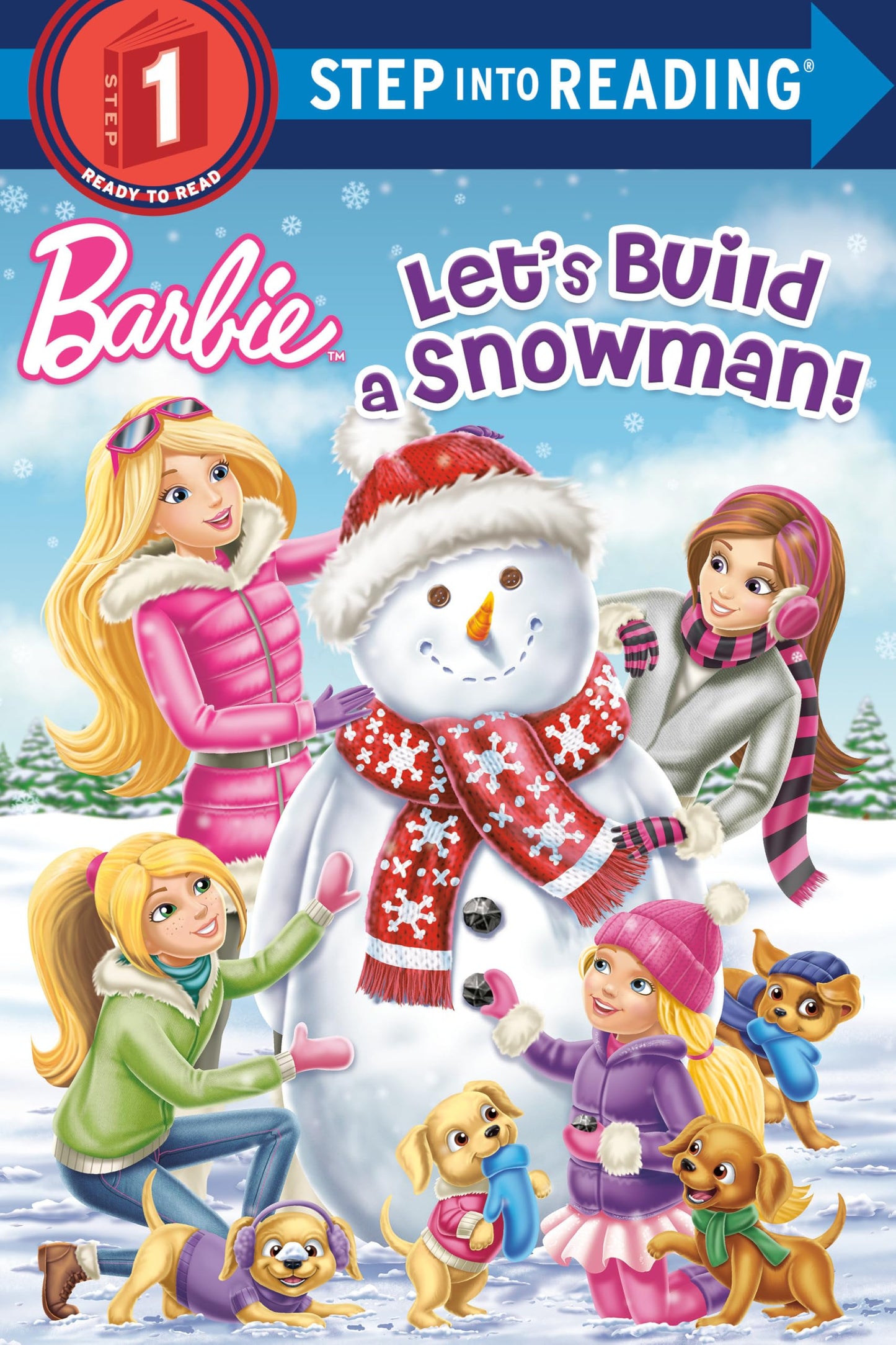 Let's Build a Snowman! (Barbie) (Step into Reading) - 330