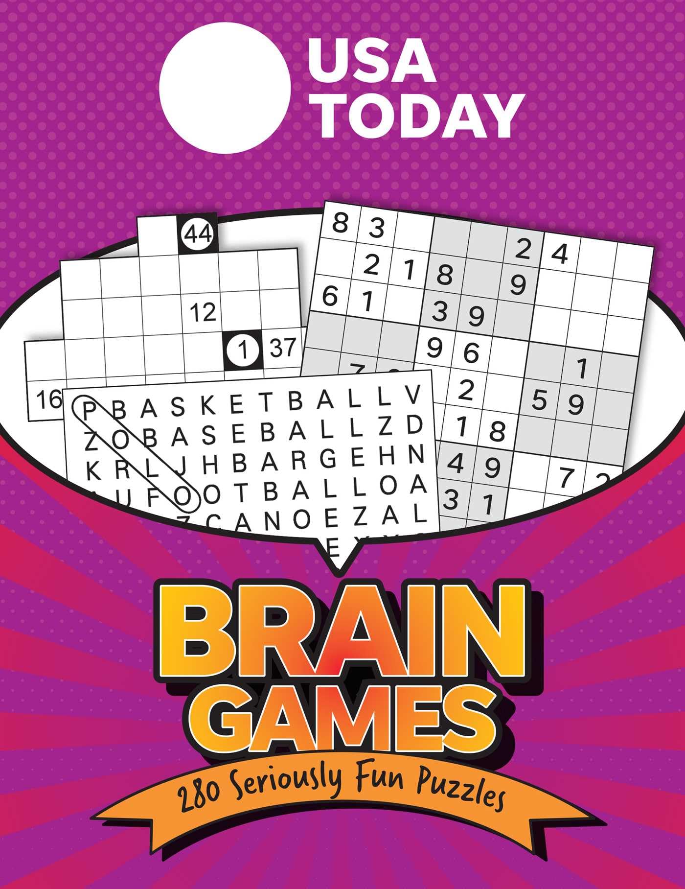 USA TODAY Brain Games: 280 Seriously Fun Puzzles (USA Today Puzzles)