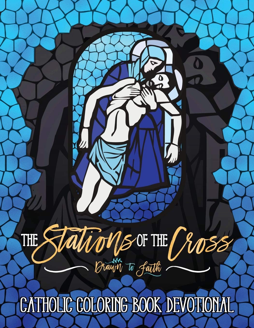 The Stations of the Cross: Catholic Coloring Book Devotional - 7274