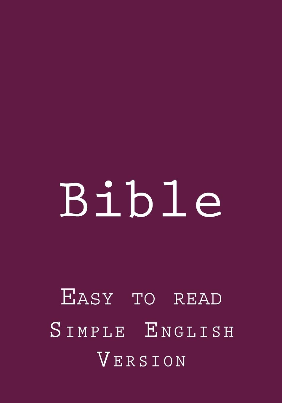 Bible: Easy to read - simple English version - 7595