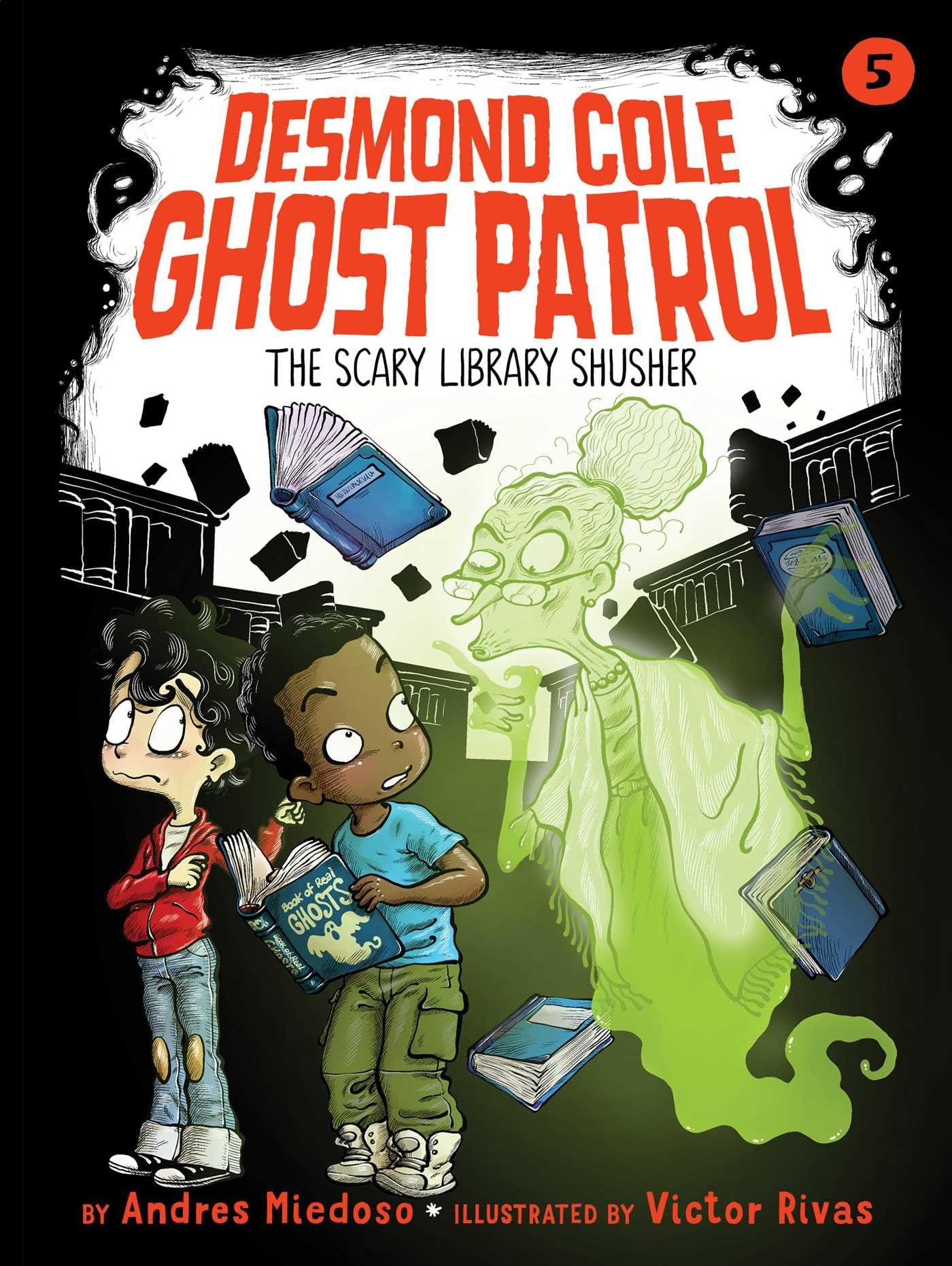 The Scary Library Shusher (5) (Desmond Cole Ghost Patrol) - 4037