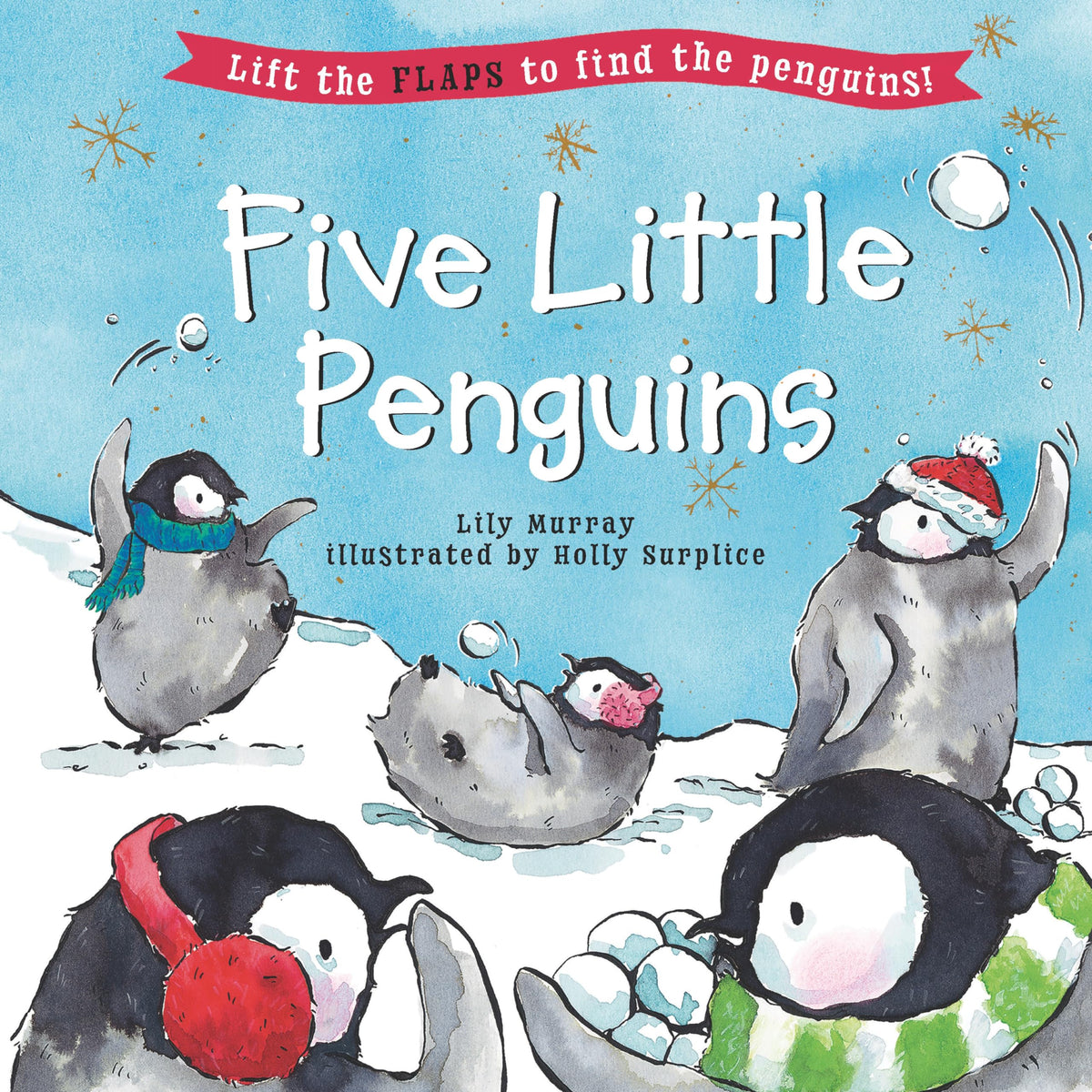 Five Little Penguins (Five Little... Lift-the-Flap Books)