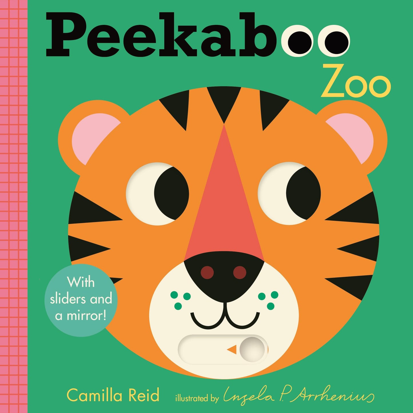 Peekaboo: Zoo: (An Interactive Board Book for Babies & Toddlers with Mirror & Sliders to Push, Pull, or Turn. Cute Zoo Animal Artwork Includes a Rhino, Hippo, Camel, & More.)