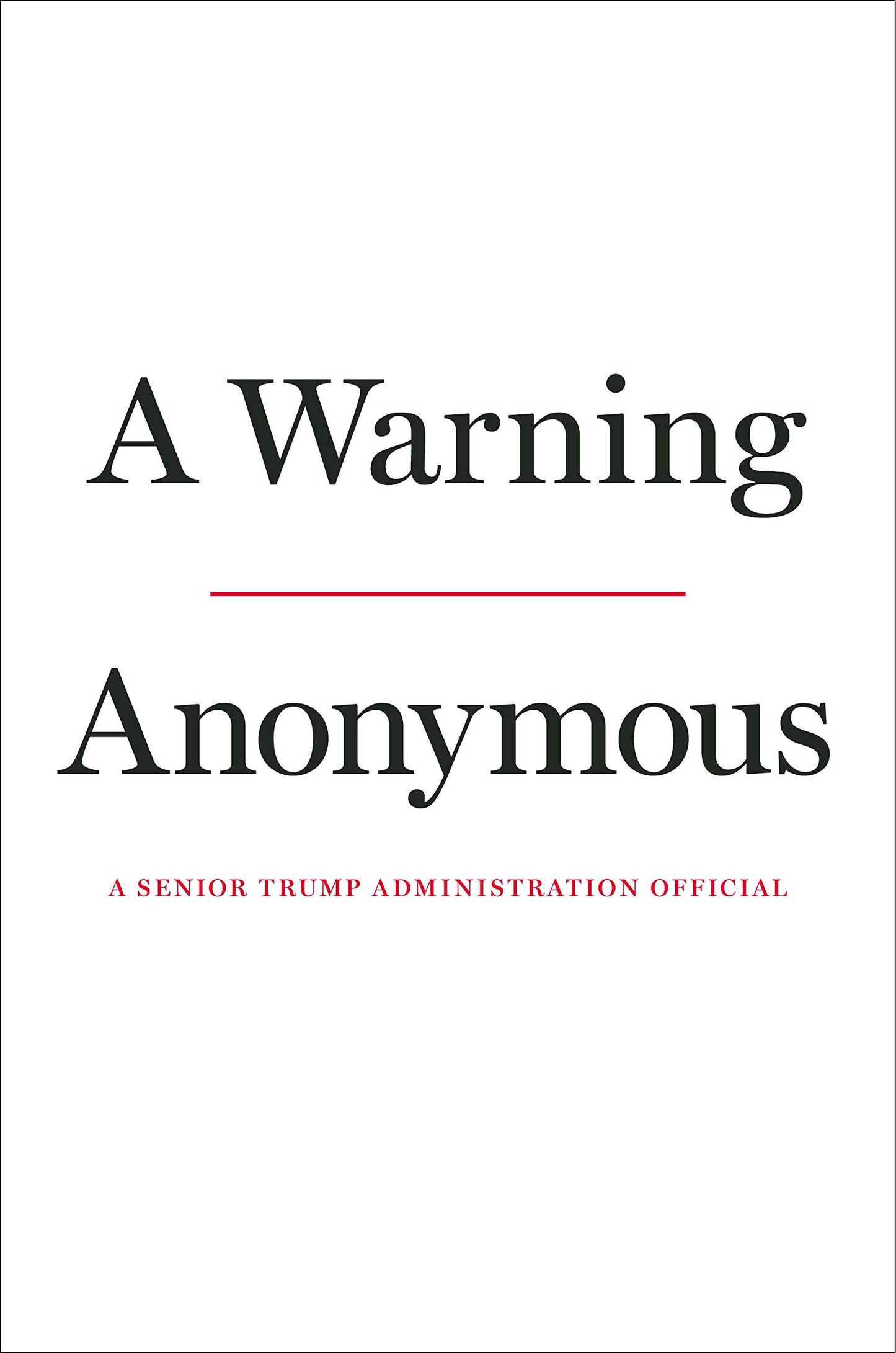 A WARNING
