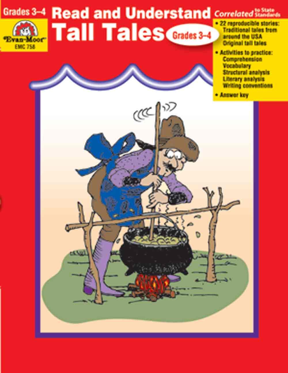 Read and Understand Tall Tales, Grades 3-4