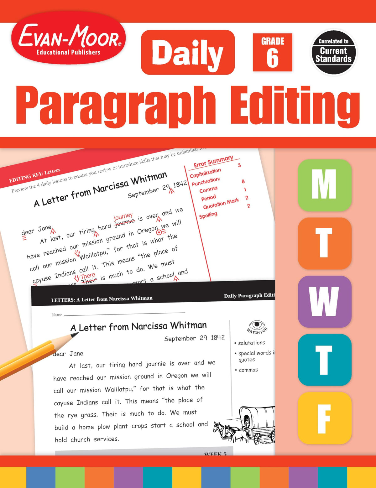 Evan-Moor Daily Paragraph Editing, Grade 6 Teacher Edition