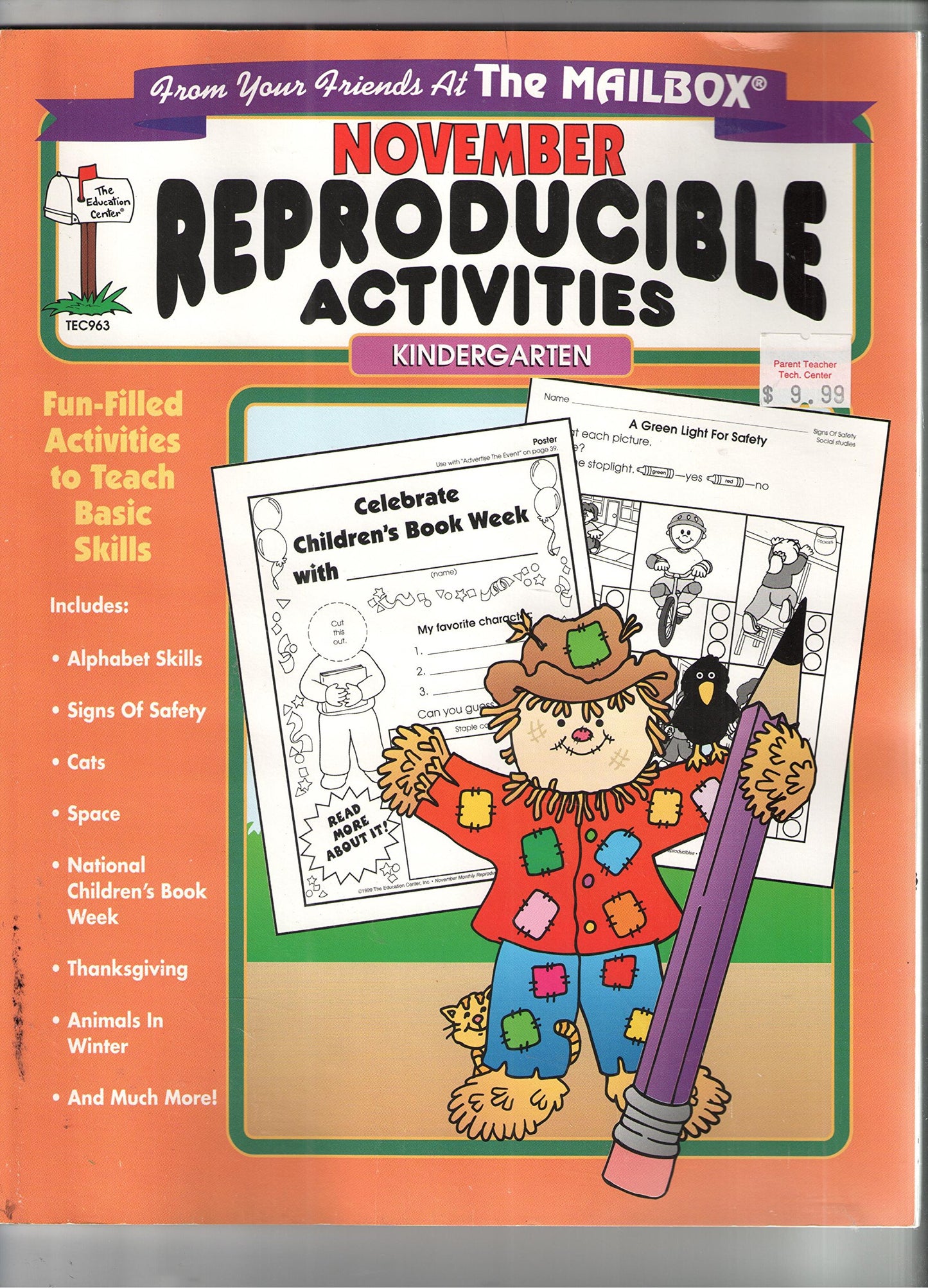 November: Reproducible Activities (From Your Friends At the Mailbox) Kindergarten