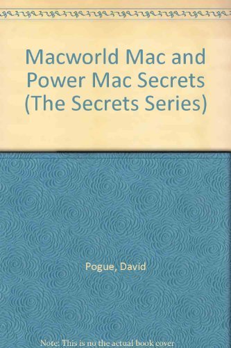Macworld Mac & Power Mac Secrets/Book and 3 Disks