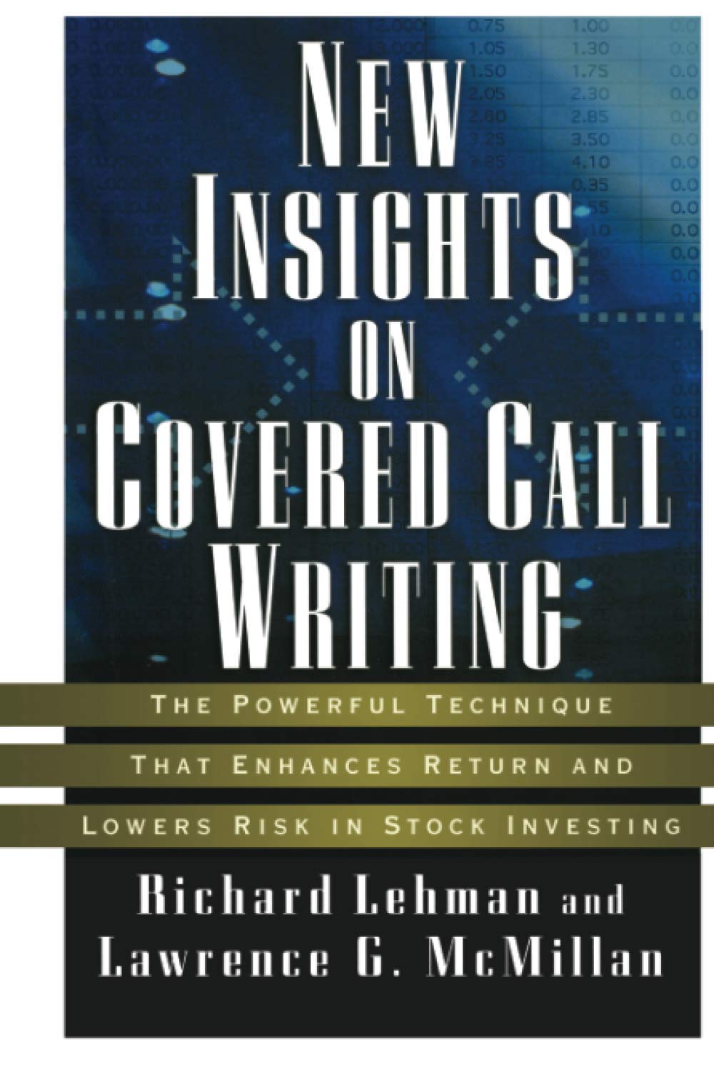 New Insights on Covered Call Writing: The Powerful Technique That Enhances Return and Lowers Risk in Stock investing - 1997