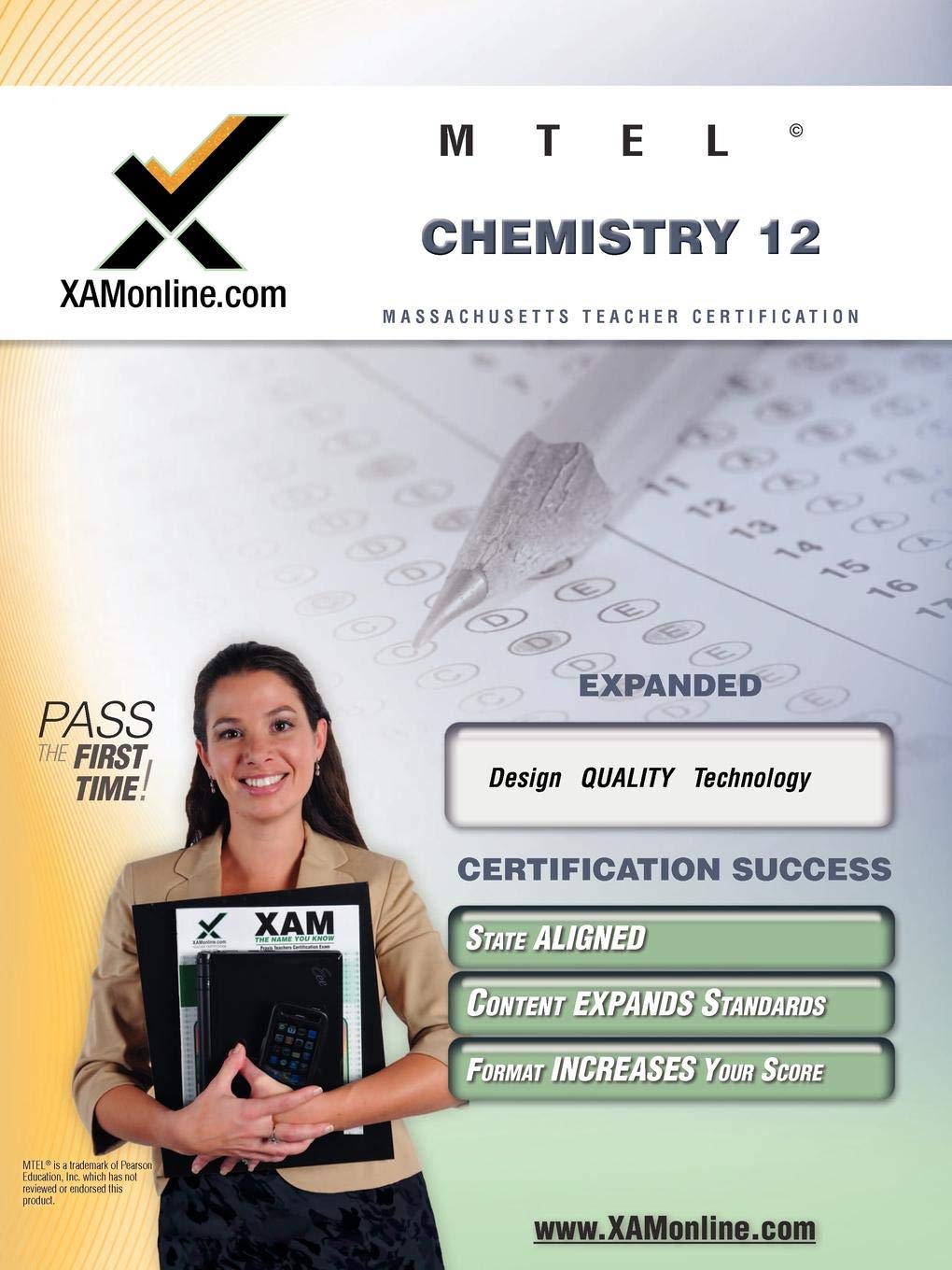 MTEL Chemistry 12 Teacher Certification Test Prep Study Guide (XAM MTEL) - 872