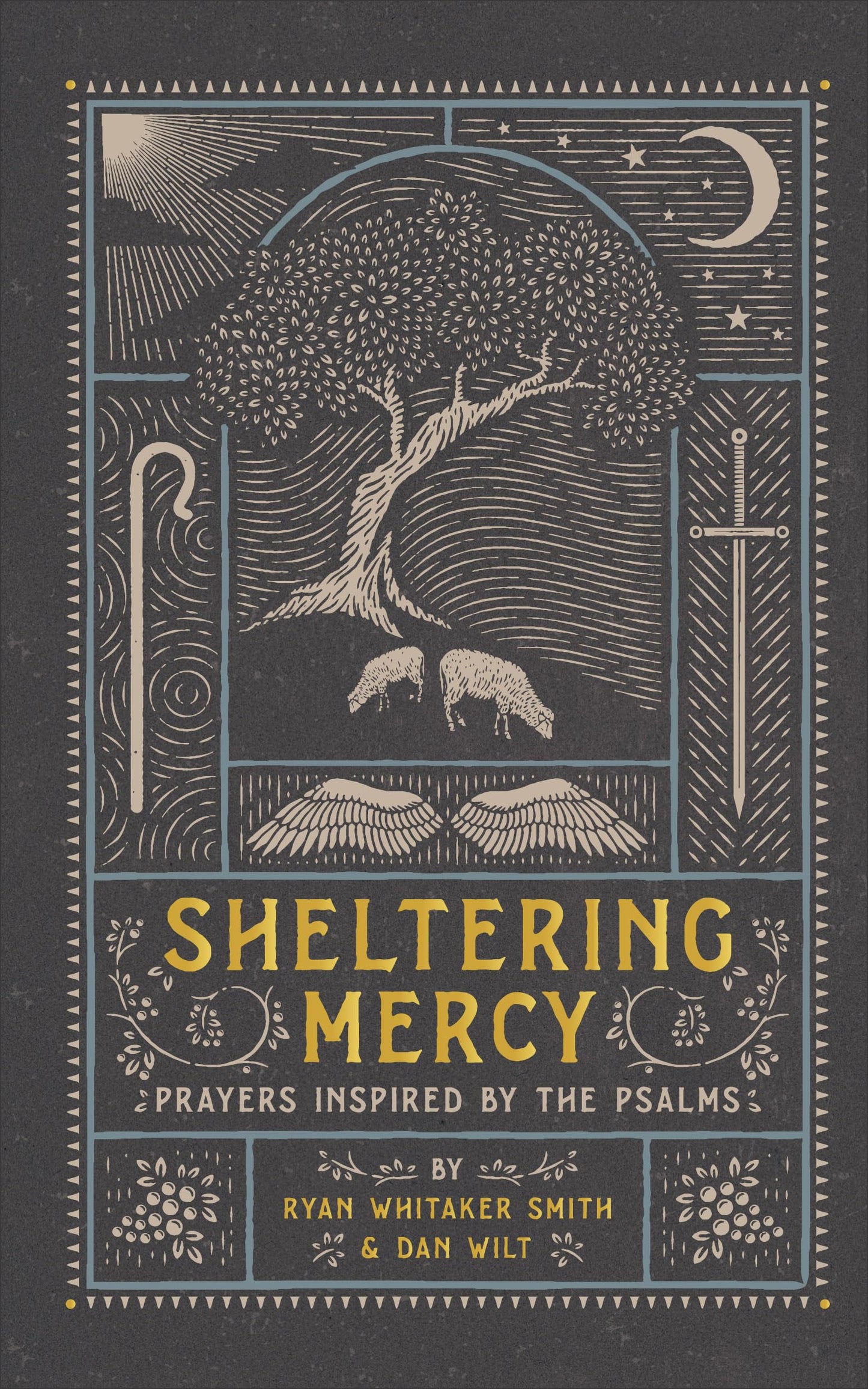 Sheltering Mercy: Prayers Inspired by the Psalms (An Illustrated Devotional Prayer Book with 75 Daily Free-Verse Poetic Prayer Responses - One for Each of the 1st 75 Psalms)