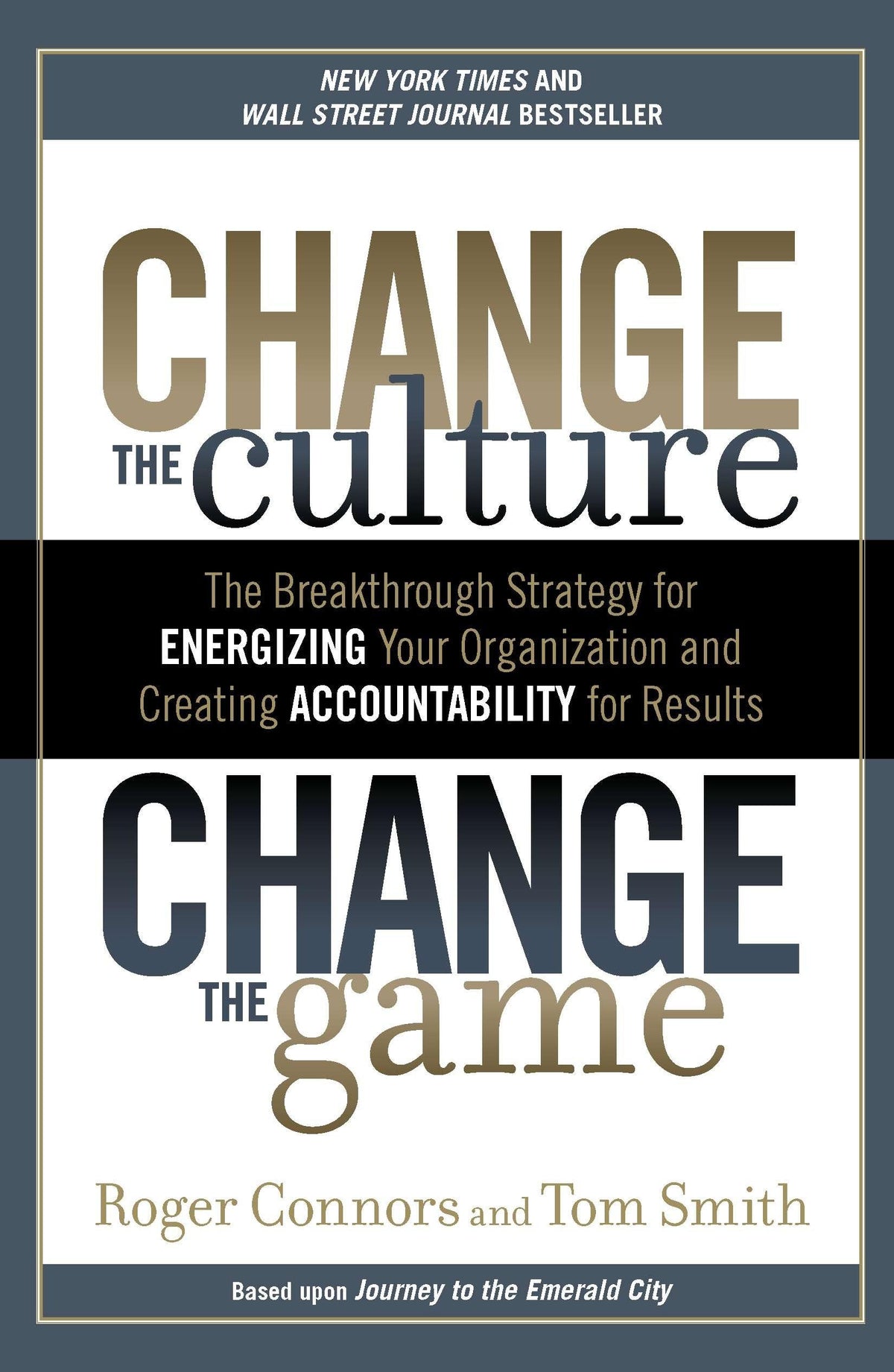 CHANGE THE CULTURE, CHANGE THE G