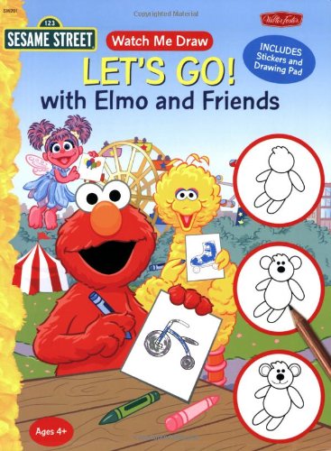 Let's Go! With Elmo and Friends (Sesame Street Watch Me Draw) - 8148