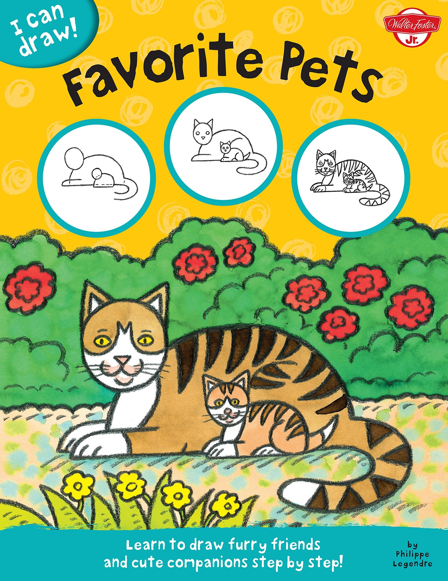 Walter Foster Jr I Can Draw! Favorite Pets Book