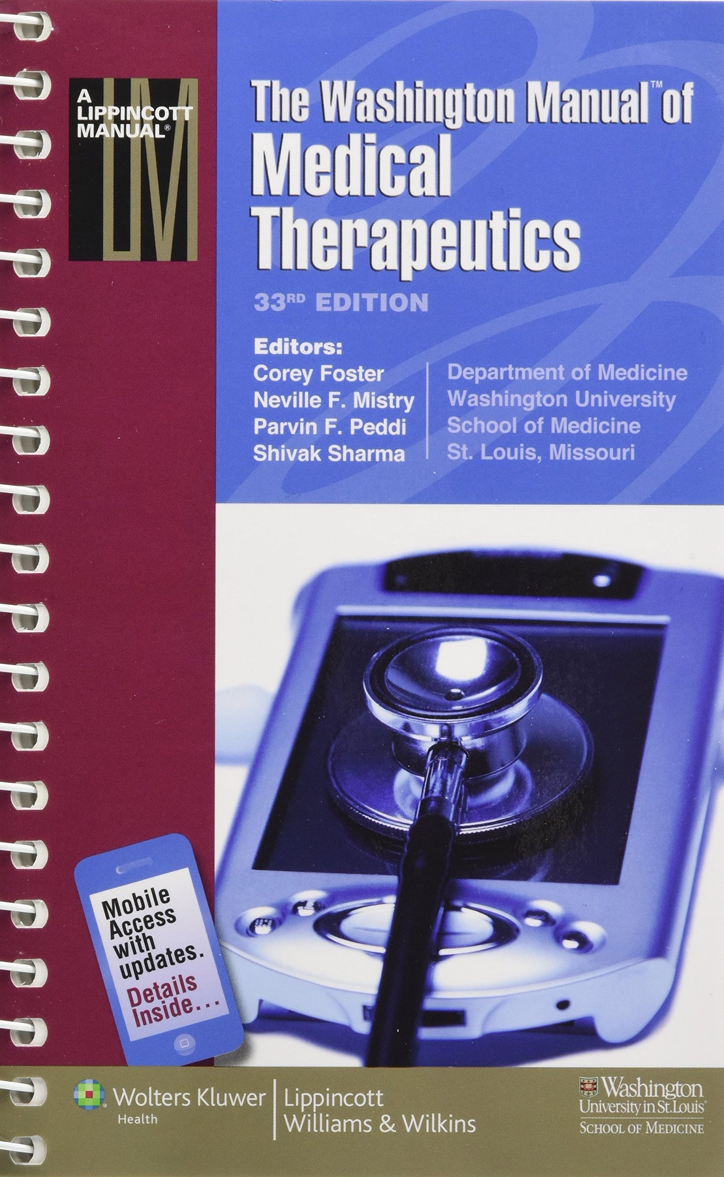 The Washington Manual of Medical Therapeutics