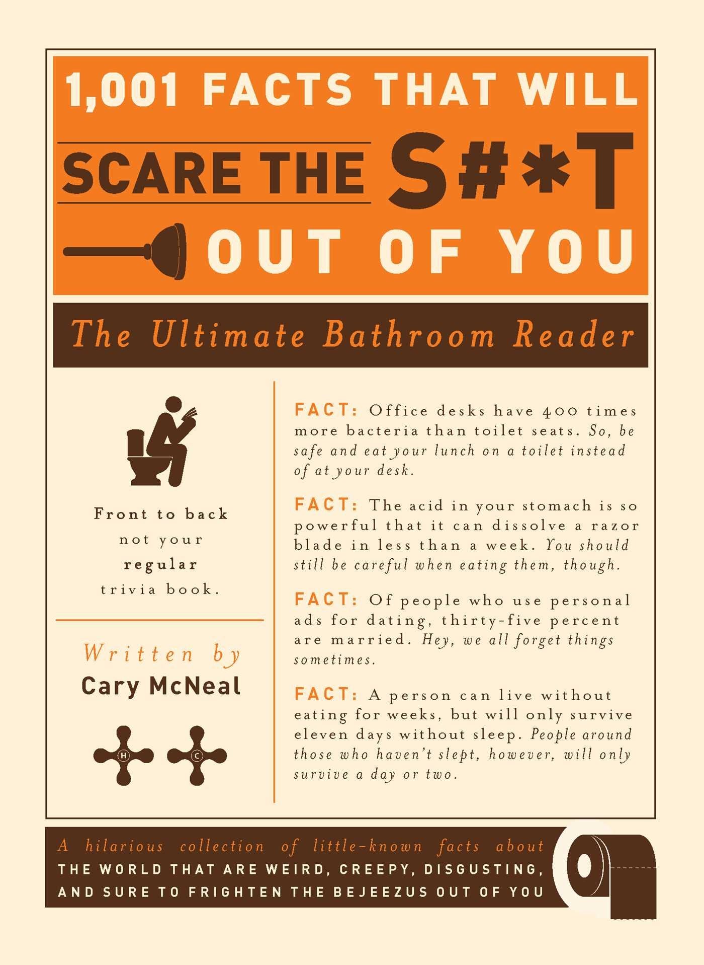 1,001 Facts that Will Scare the S#*t Out of You: The Ultimate Bathroom Reader - 7402