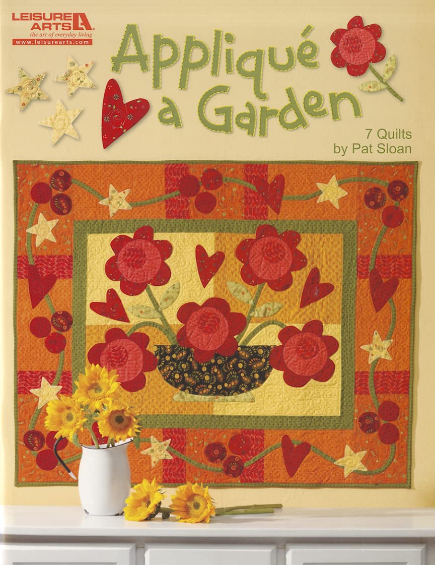 Leisure Arts Applique A Garden Book