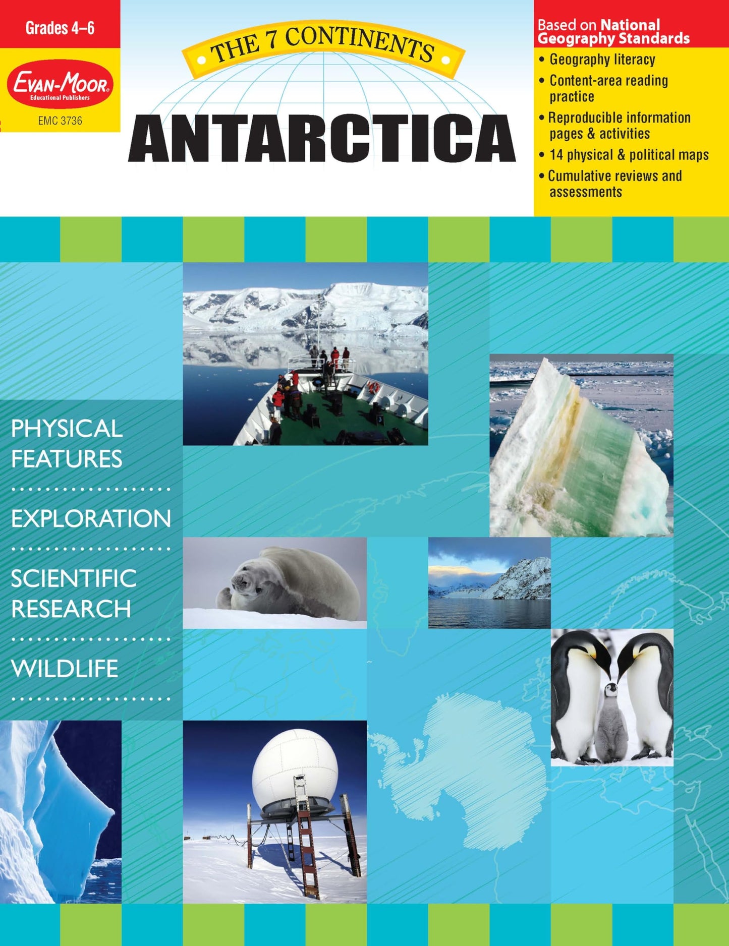 7 Continents: Antarctica, Grade 4 - 6 Teacher Resource (The Seven Continents) - 3412