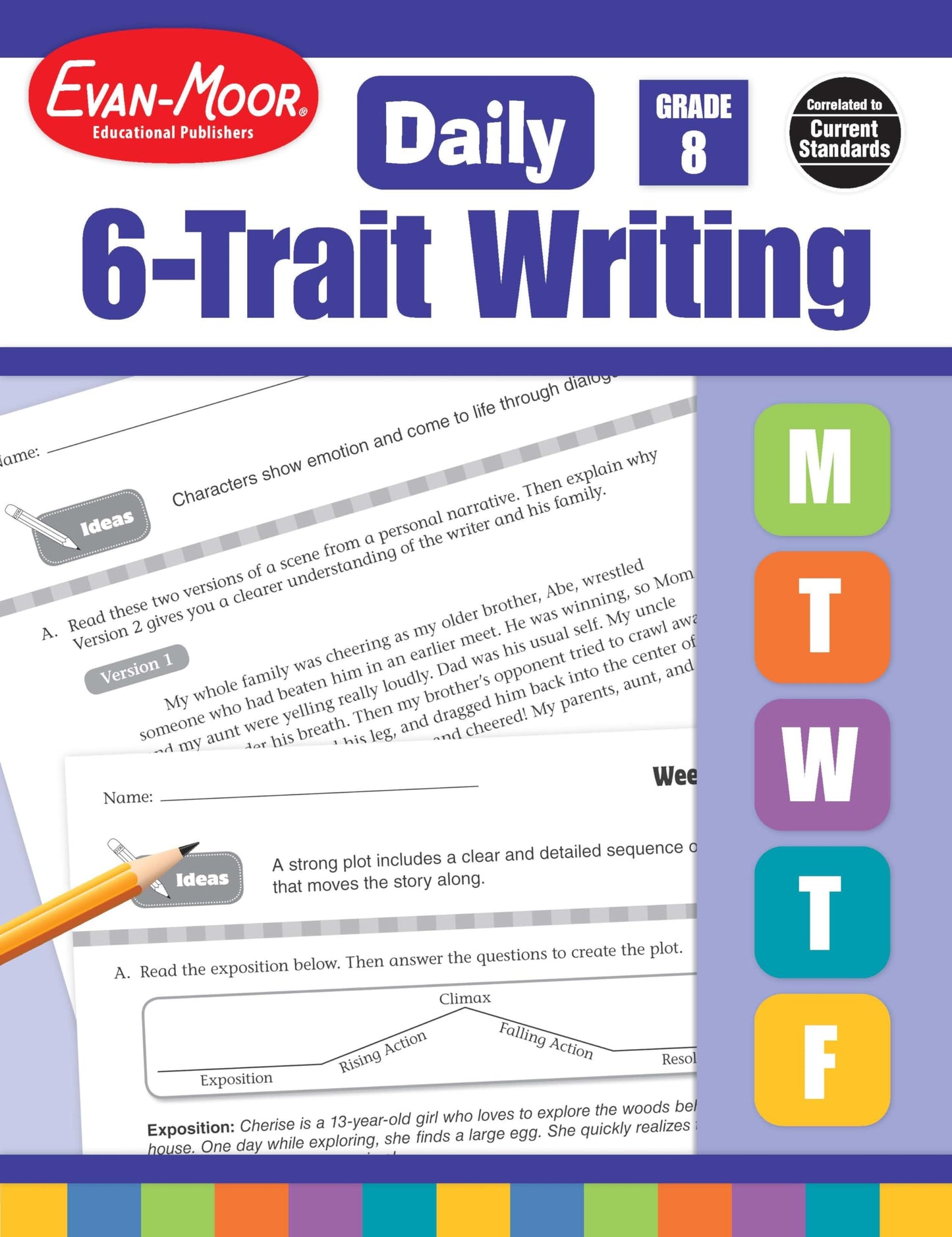 Evan-Moor Daily 6-Trait Writing, Grade 8 Teacher Edition