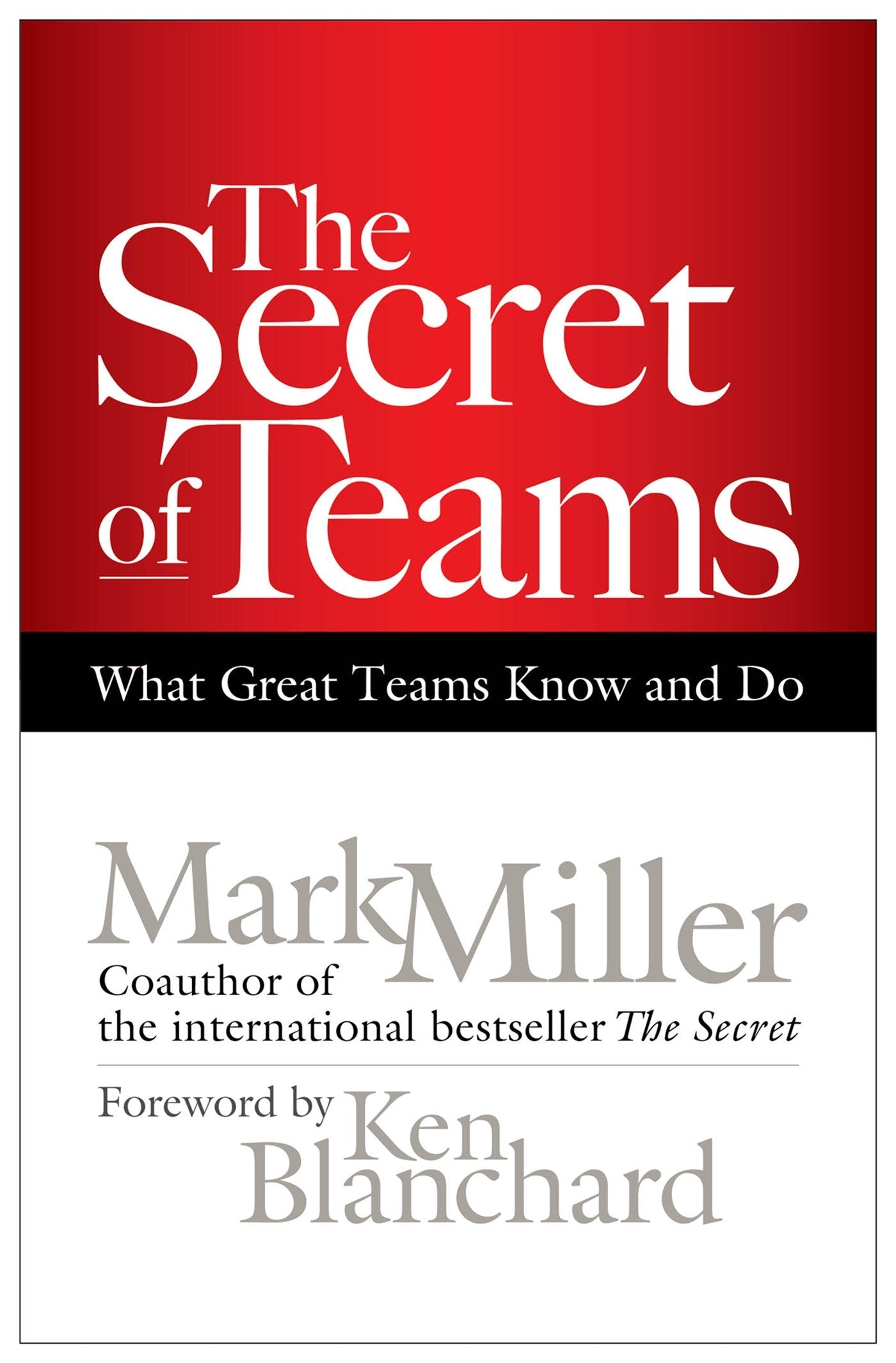 The Secret of Teams: What Great Teams Know and Do - 9130