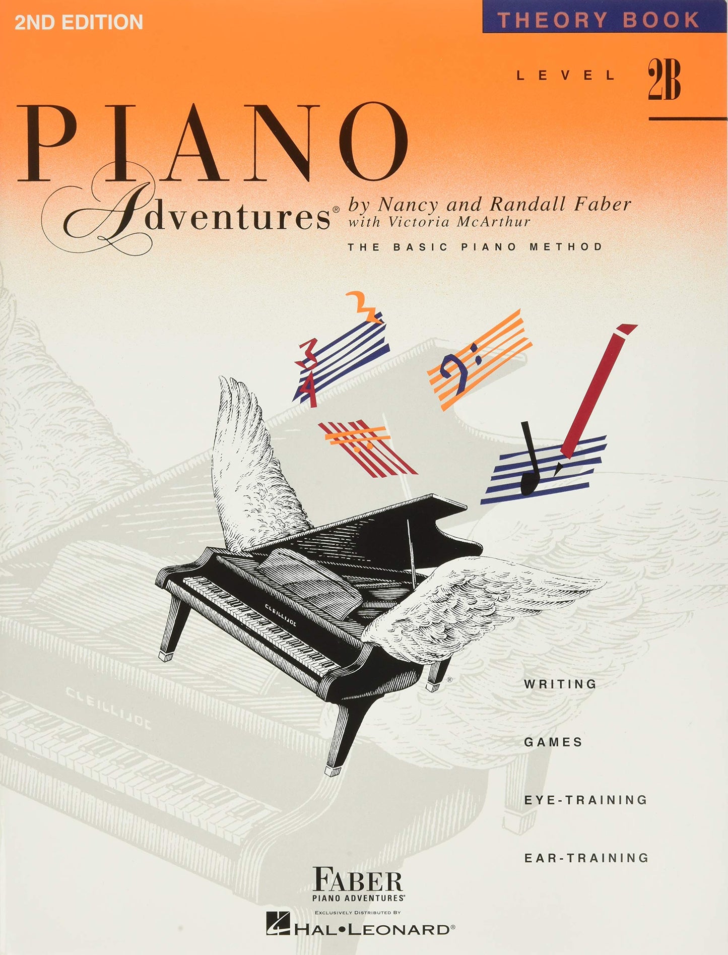 Piano Adventures: Theory Book - Level 2B, 2nd Edition | Beginner Sheet Music Theory Workbook | Learn Chords Rhythm and Scales in C G F | Faber Piano Method Book with Ear Training and Sight Reading