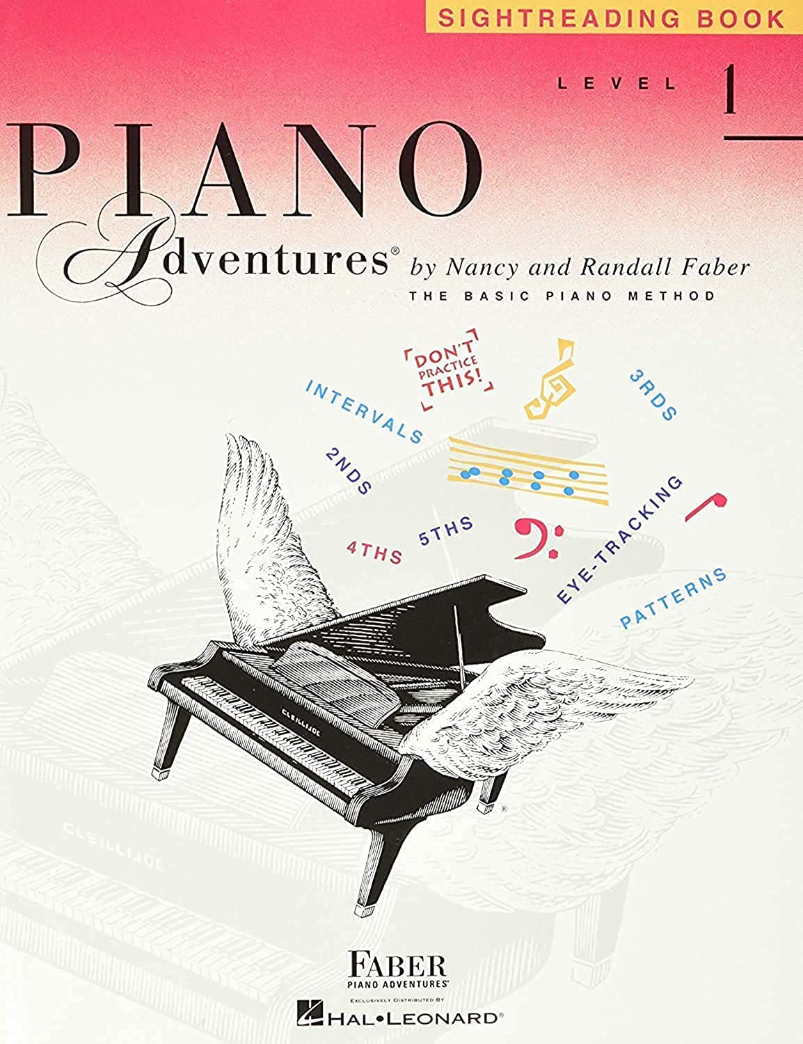 Piano Adventures: Sightreading Book - Level 1 | Sheet Music Practice Book for Beginner Students with Fun Piano Sightreading Exercises | Faber Piano Book for Kids to Develop Music Reading Skills