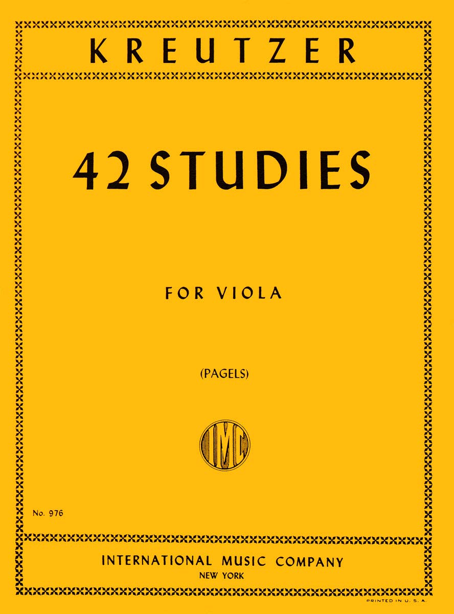 INT976 - Kreutzer - 42 Studies For Viola