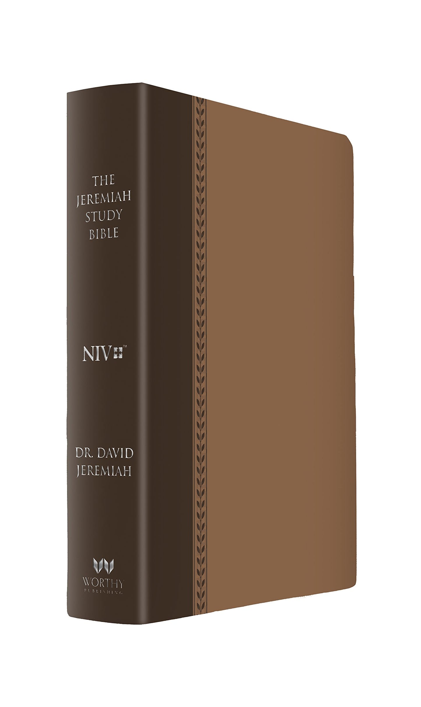The Jeremiah Study Bible, NIV: (Brown w/ burnished edges) Leatherluxe®: What It Says. What It Means. What It Means for You.