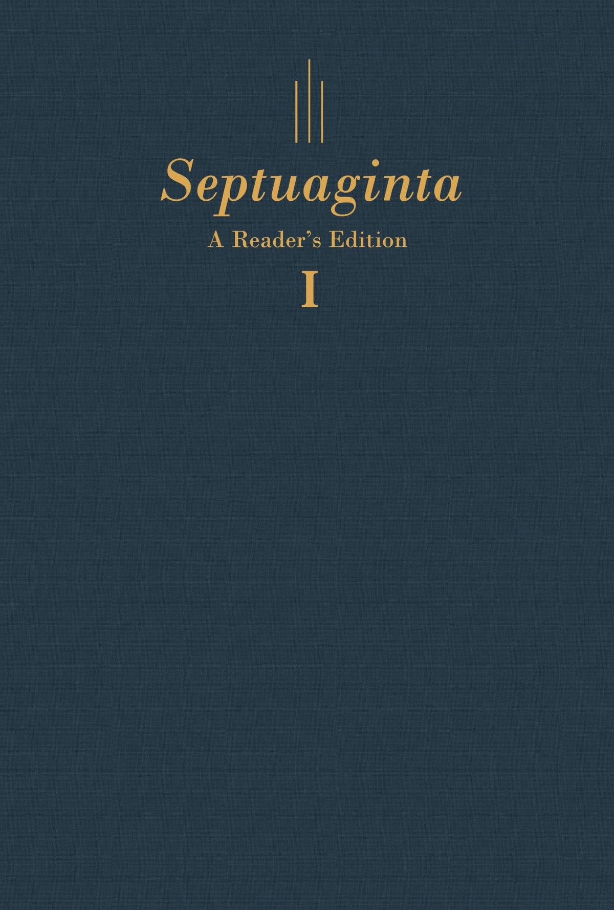 Septuaginta: A Reader's Edition, Hardcover (2 vols)