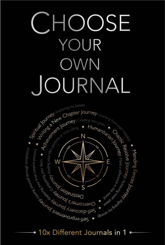 Piccadilly Choose Your Own Journal | Guided Notebook | Find Your Life Purpose | Acid-Free Cream Paper | 204 Pages