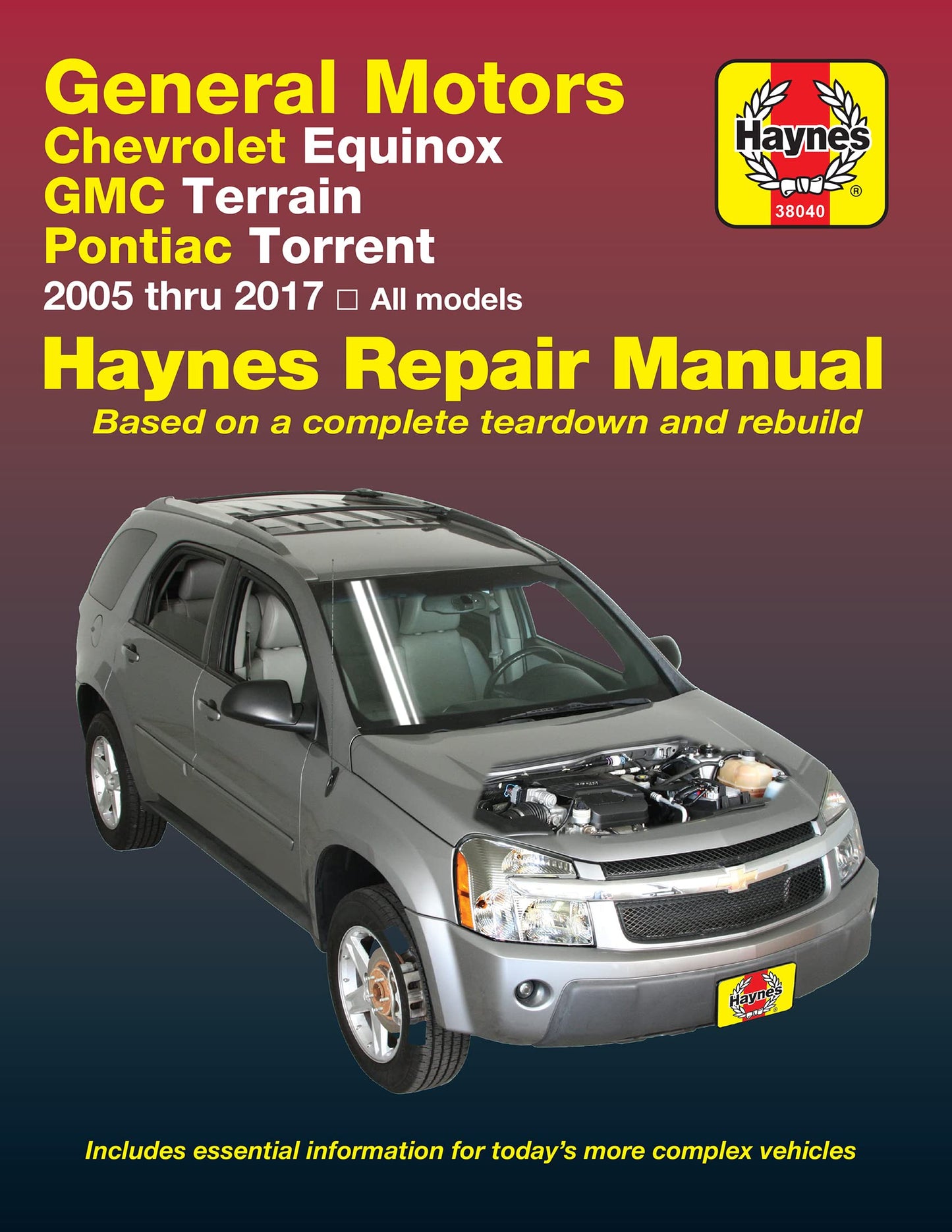 Chevrolet Equinox (05-17), GMC Terrain (10-17) & Pontiac Torrent (06-09) Haynes Repair Manual