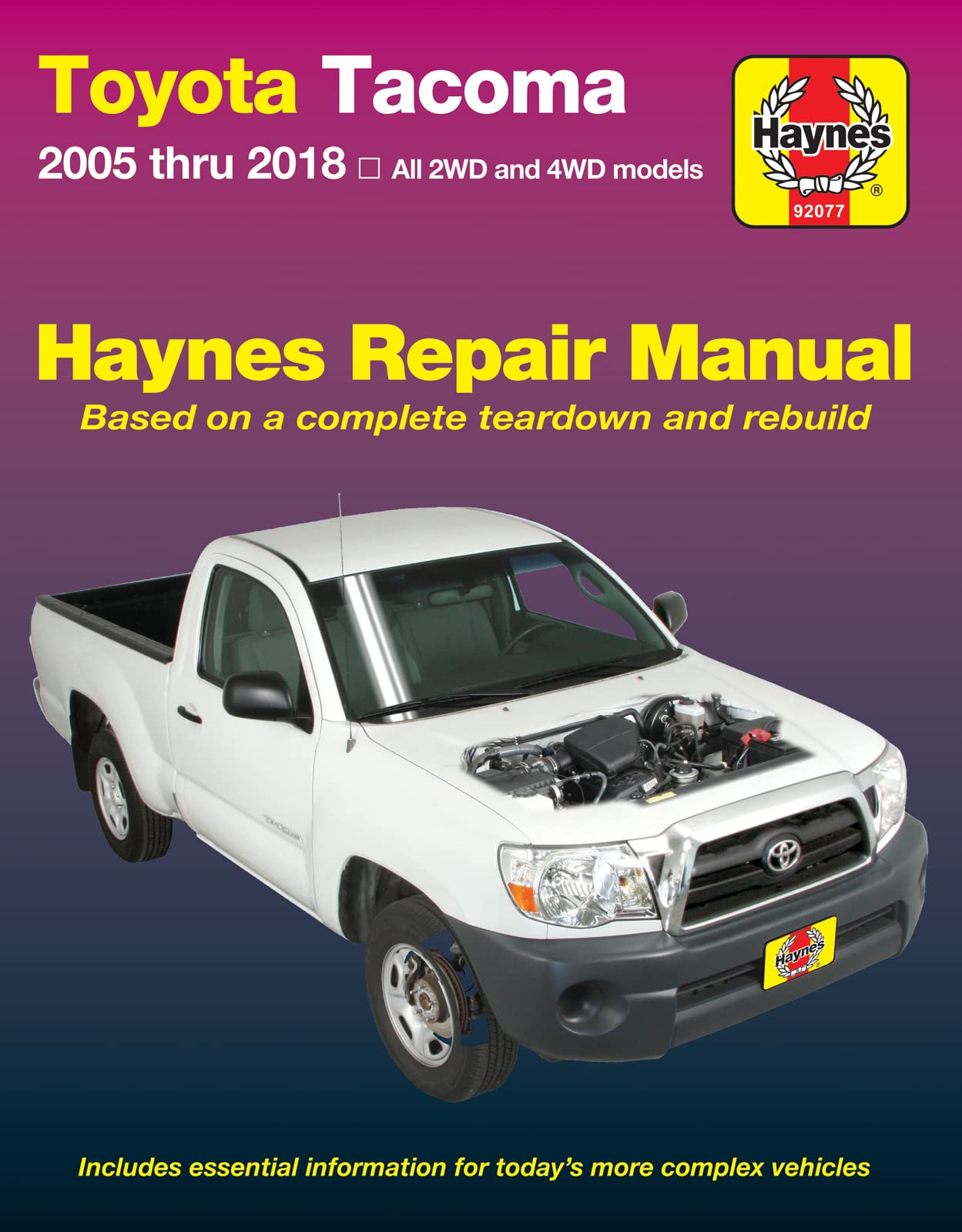 Toyota Tacoma 2005 thru 2018 Haynes Repair Manual (Haynes Automotive) - 360