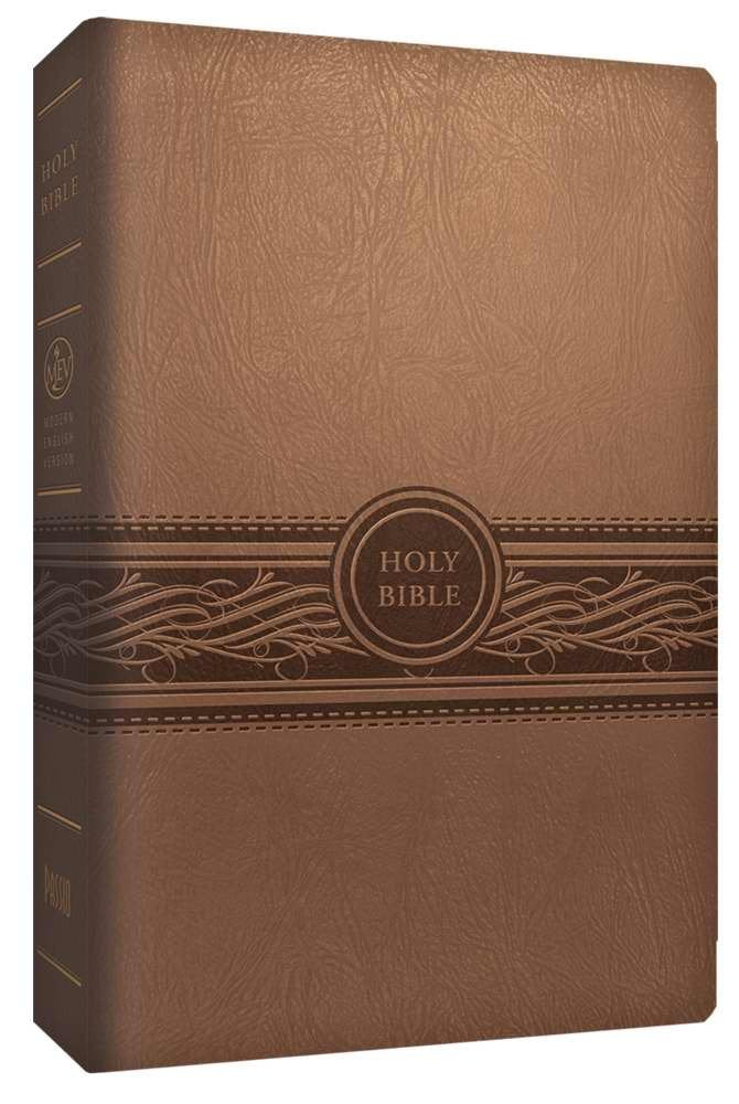MEV Bible Personal Size Large Print Tan: Modern English Version