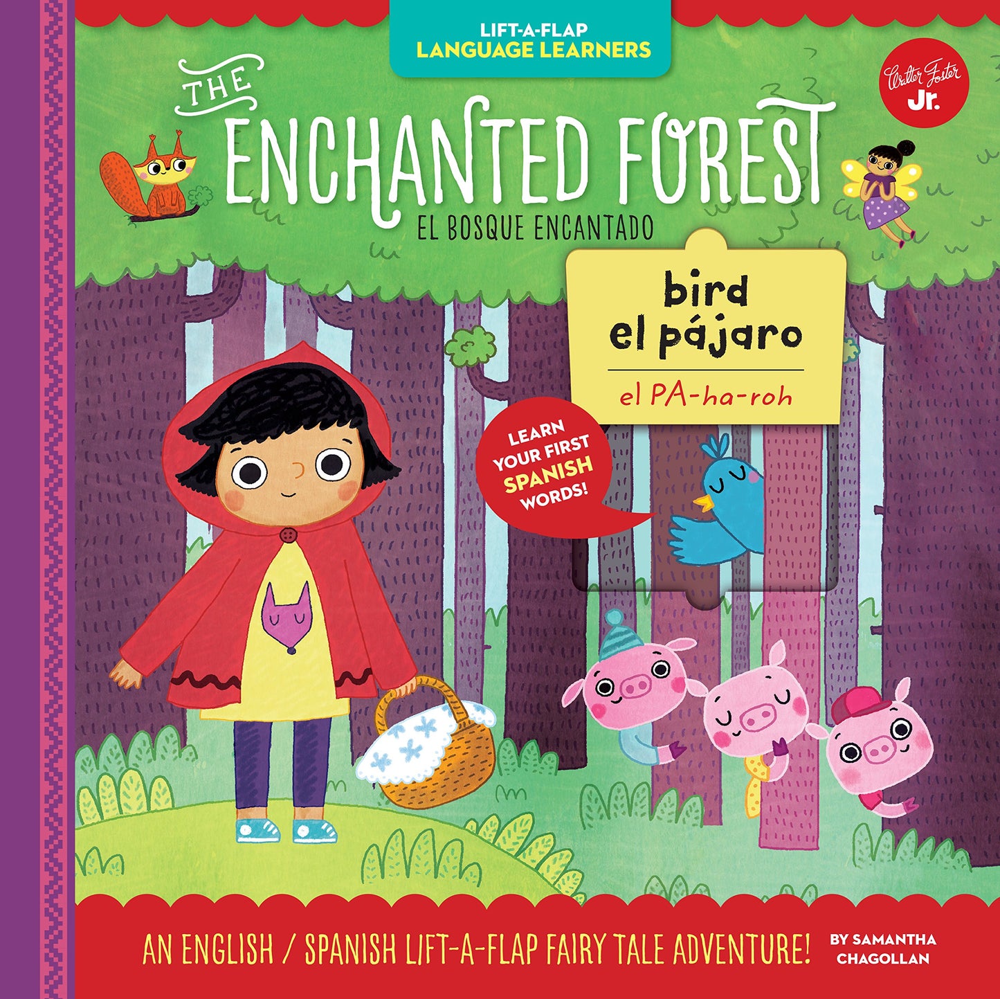 Lift-a-Flap Language Learners: The Enchanted Forest: An English/Spanish Lift-a-Flap Fairy Tale Adventure (Spanish Edition) - 8233