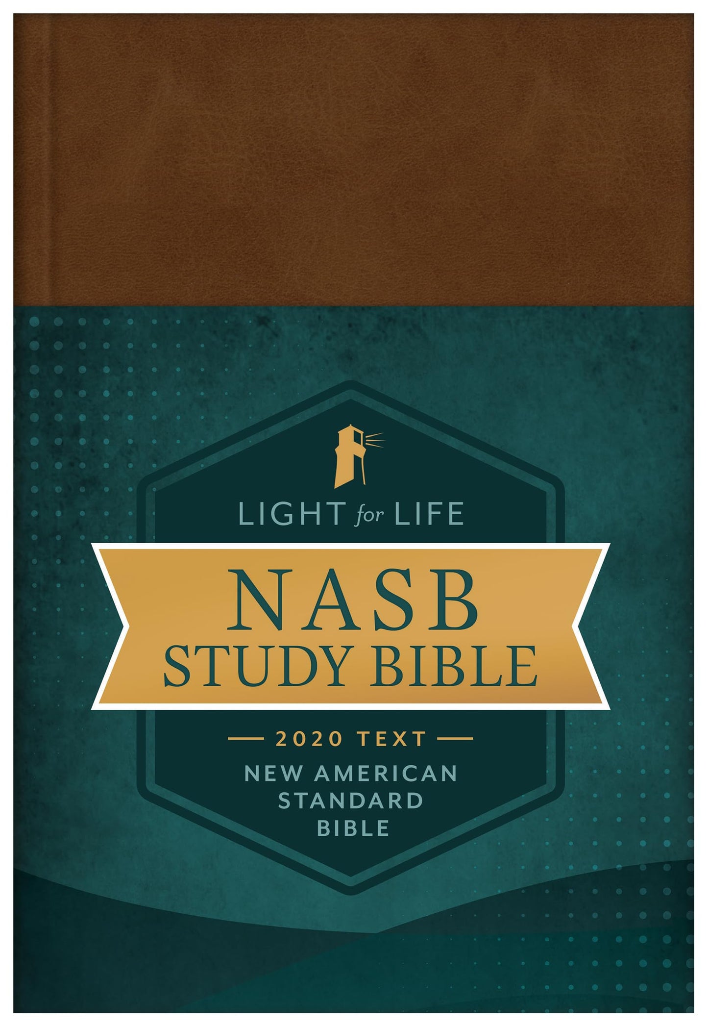 The Light for Life: Nasb, Golden Caramel, Study Bible