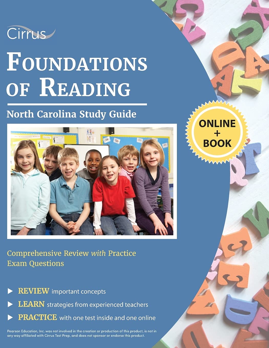 North Carolina Foundations of Reading Study Guide: Comprehensive Review with Practice Exam Questions - 9393