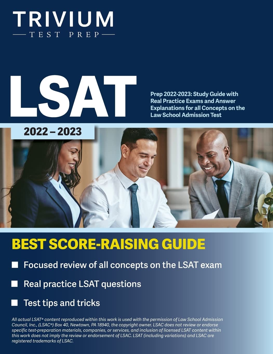 LSAT Prep 2022-2023: Study Guide with Real Practice Exams and Answer Explanations for All Concepts on the Law School Admission Test - 6903