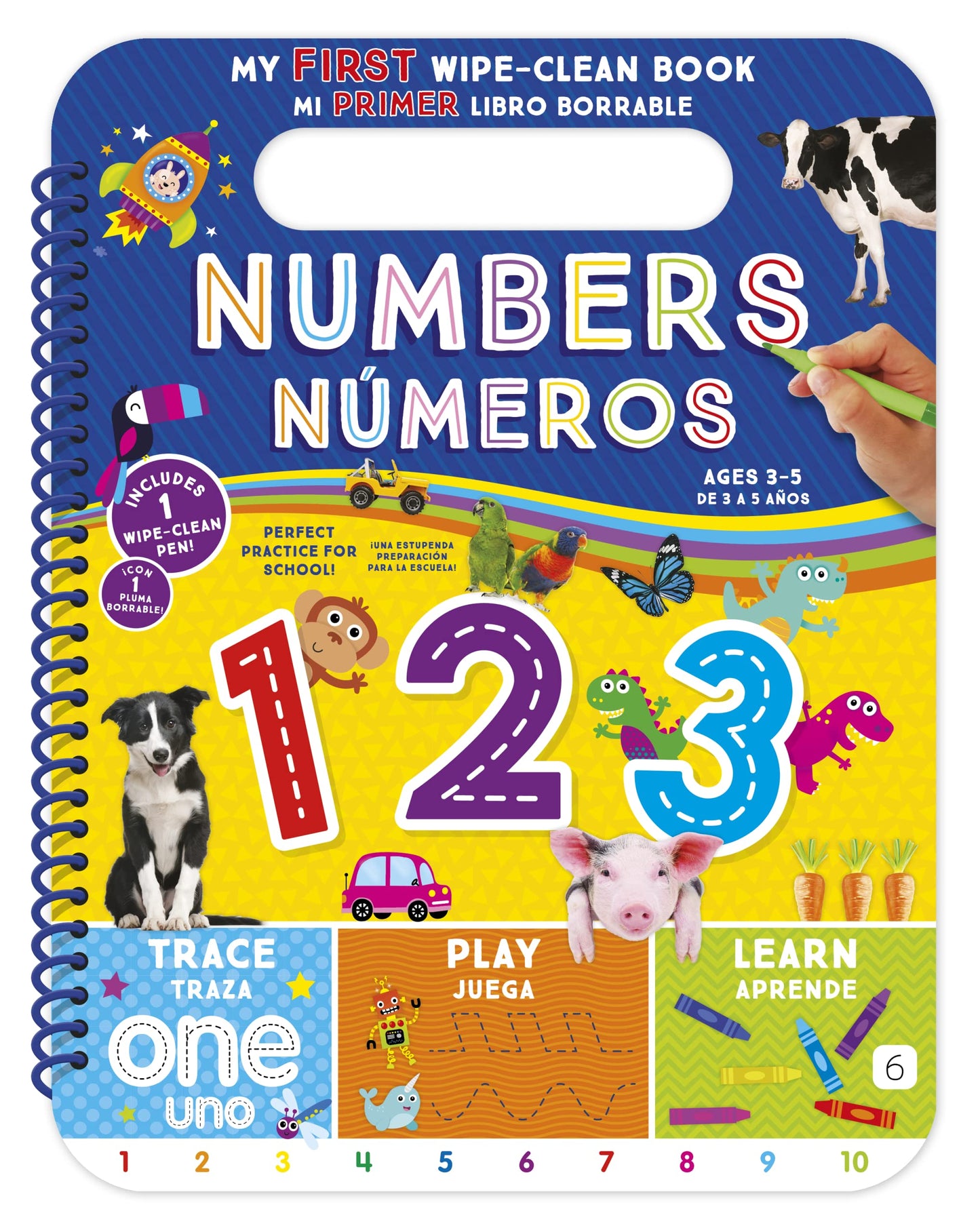 My First Wipe-clean Book: Numbers (Bilingual)