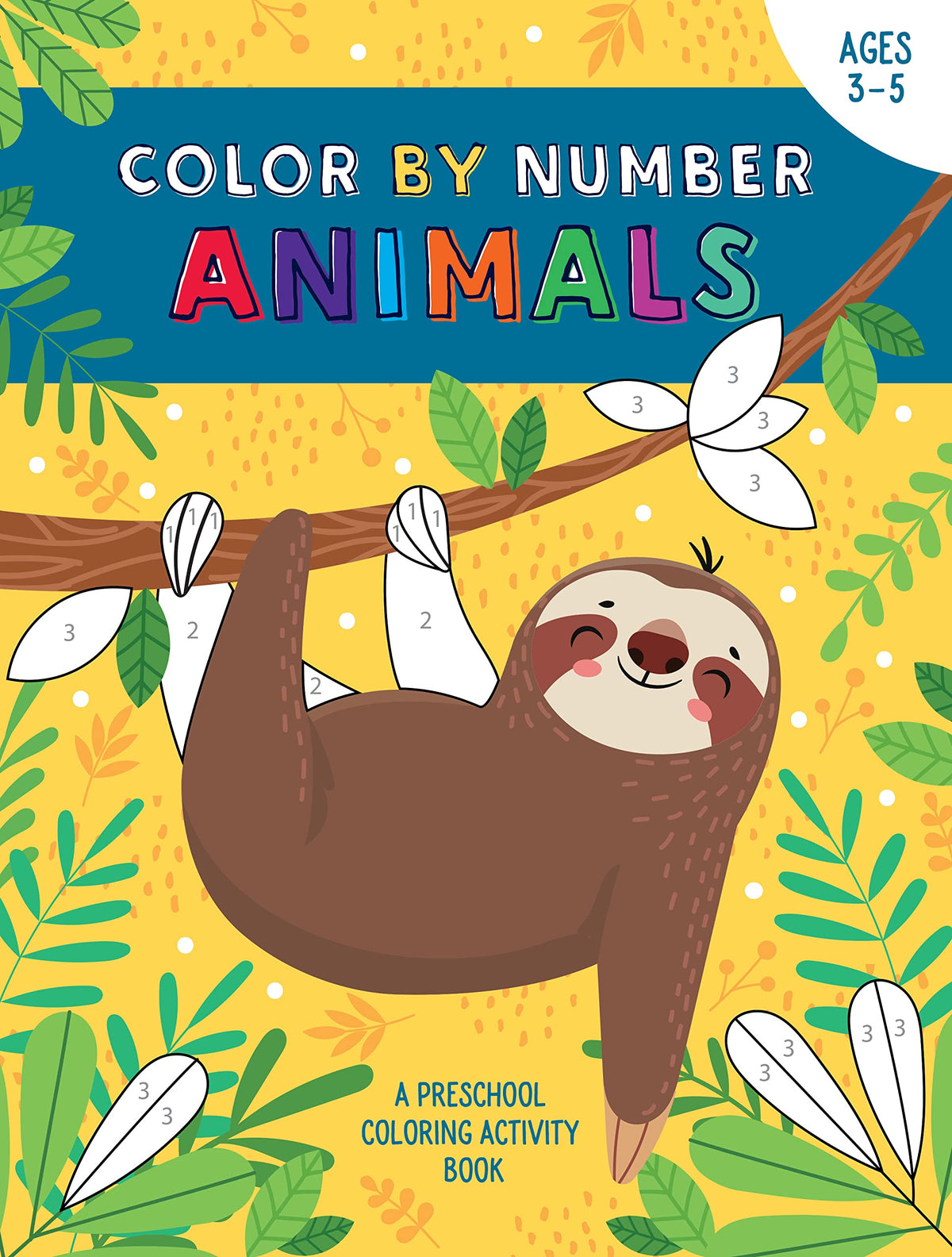 Color By Number Animals for Kids: Over 80 Cute Coloring Designs with Thick, Perforated Pages