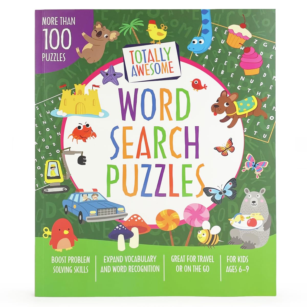Totally Awesome Word Searches For Kids - Puzzle Activity Book for Children 6-9