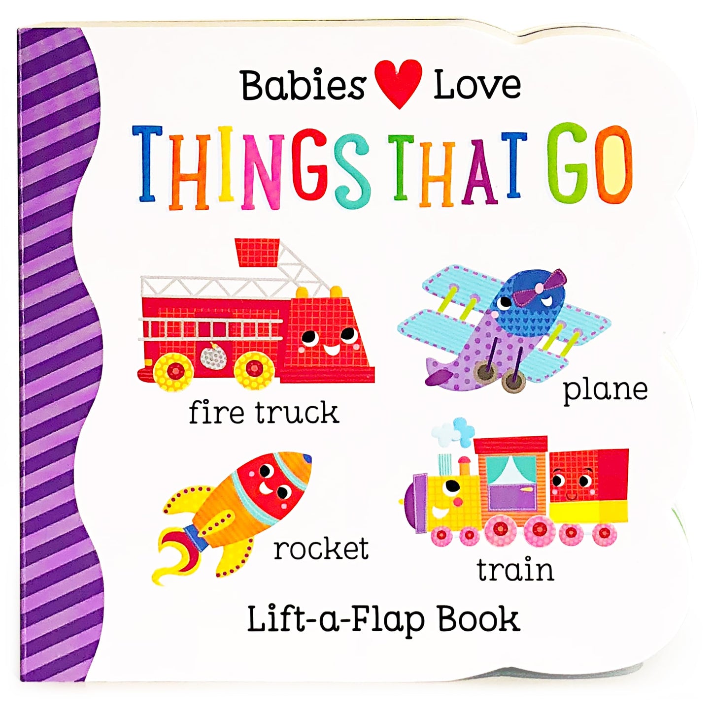 Things That Go Chunky Lift-a-Flap Board Book (Babies Love) - 5896