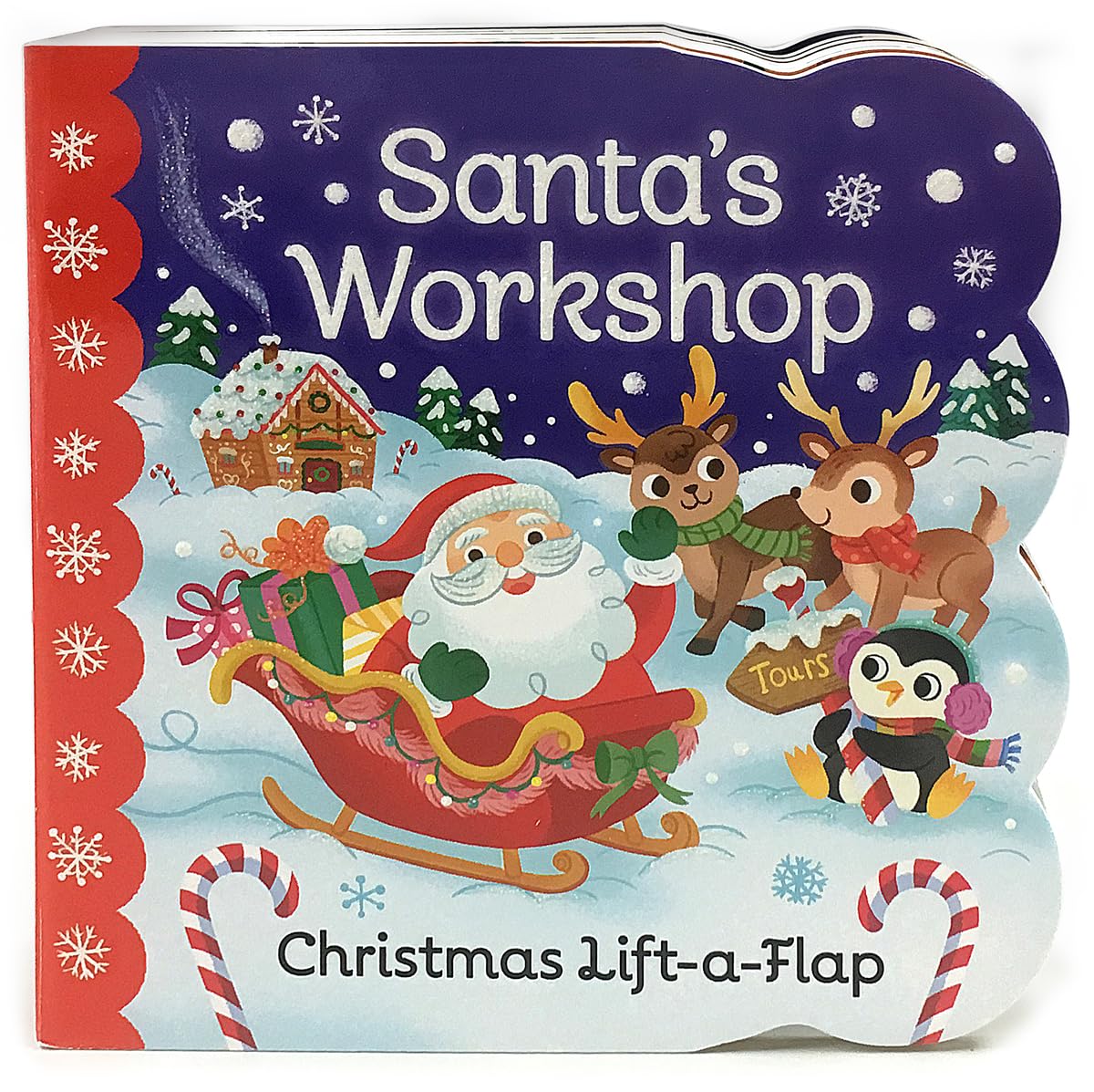 Santa's Workshop: A Christmas Lift-a-Flap Board Book for Babies and Toddlers (Chunky Lift-a-Flap) - 1316