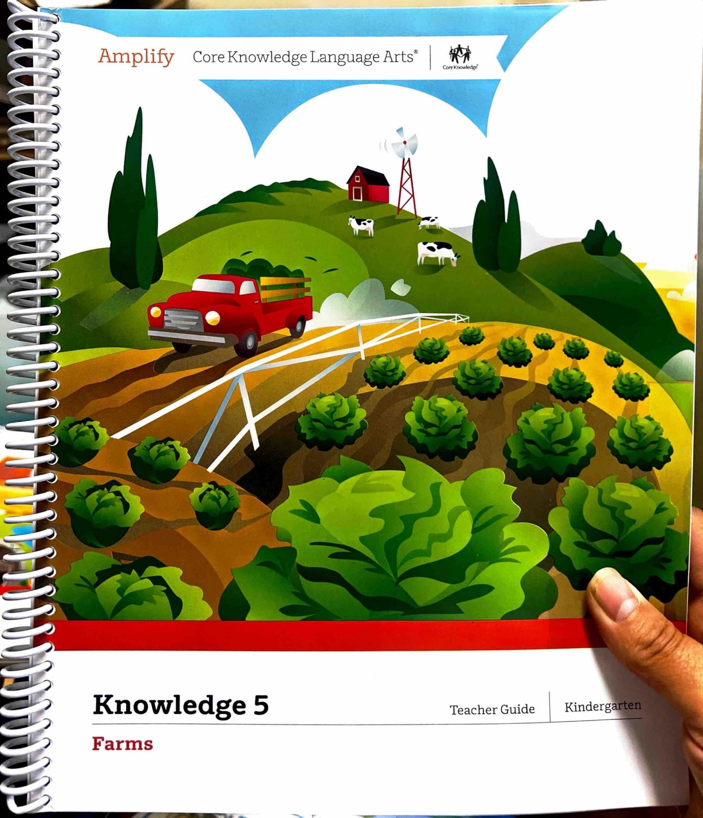 Amplify , Knowledge 5, Teacher Guide , Kindergarten , Farms