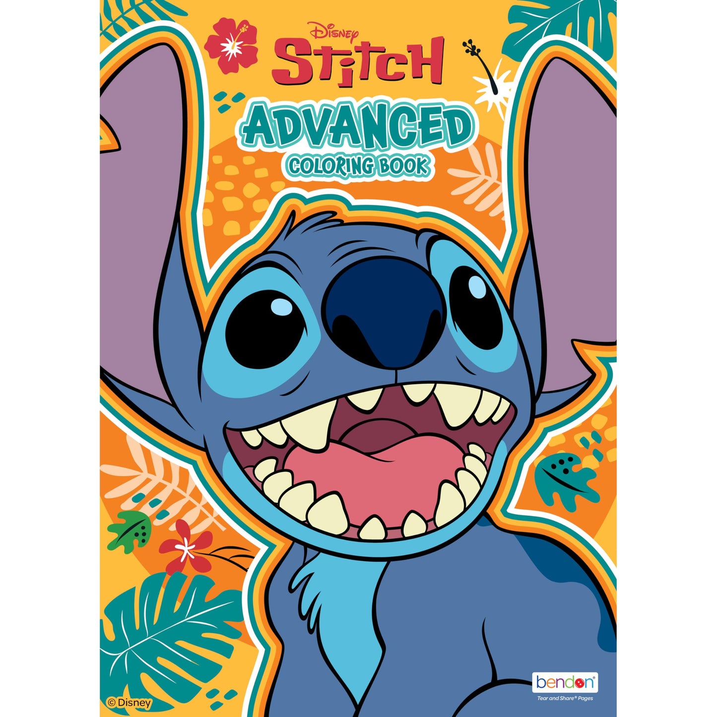 Disney Stitch Advanced Coloring Book for Kids, Teens & Adults – Thick White Pages for Mixed Media, Detailed Designs for Relaxation & Stress Relief