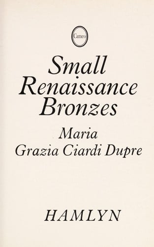 Small Renaissance bronzes