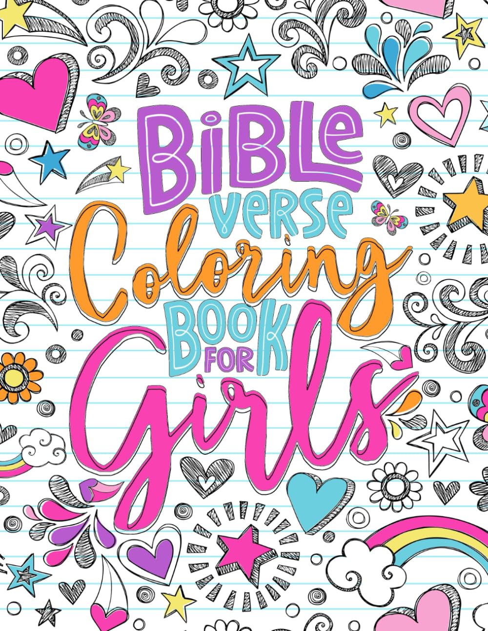 Bible Verse Coloring Book for Girls - 1240